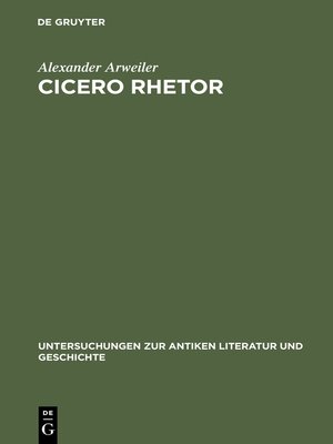 cover image of Cicero rhetor
